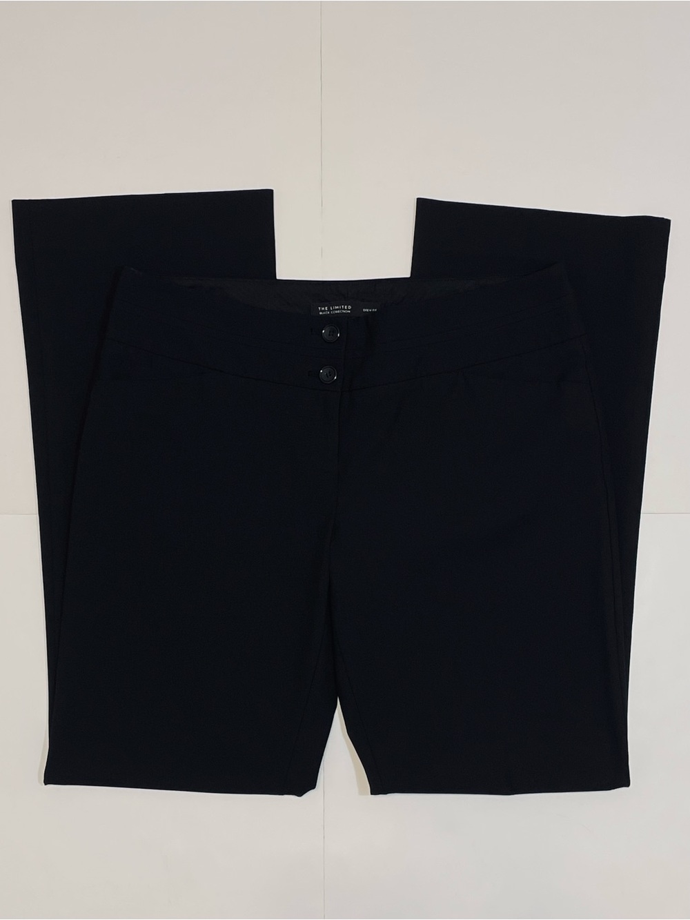 The Limited Black Collection Drew Fit Straight Leg Black Dress Pants Size 10